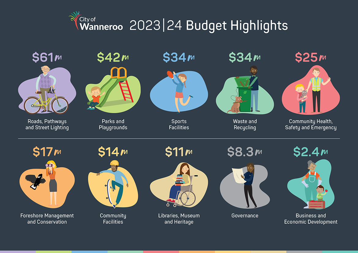 Budget highlight infographic
