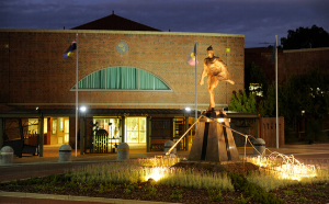 City of Wanneroo Civic Centre Outside at Night
