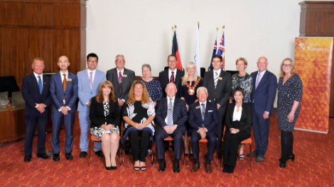 A group shot of the City of Wanneroo council.