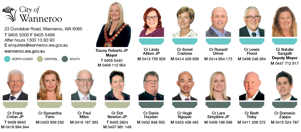 City of Wanneroo Councillors 2017