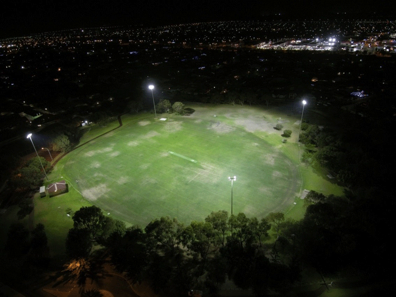 Abbeville Park floodlighting