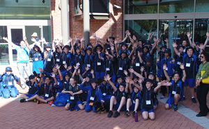 Students from Alinjarra Primary School.