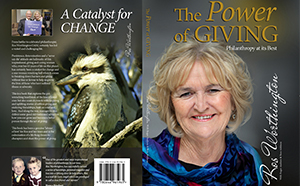 Book cover - Ros Worthington's The Power of Giving