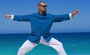 Man performing TaiChi