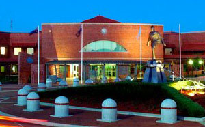 Civic Centre at night time