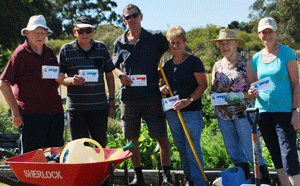 Vegetable growers at Cockman House