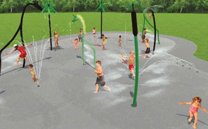 Kingsway aquatic playspace concept image