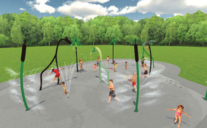 Kingsway water playground