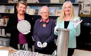 Mayor Tracey Roberts with TRYCAN chairwoman Pam Annesley (left) and vice-chairwoman Angie Beck (centre).