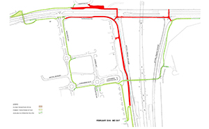 Mitchell Freeway Path closures clarkson train station