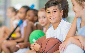 Children playing sport