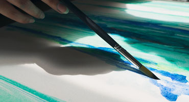 Person painting