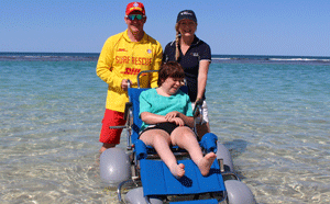 Beach wheelchair