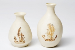 Two Mochas, Jane Watkins. Acquired 1984. Porcelain.