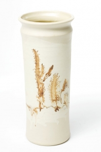 Mocha Vase, Jane Watkins. Acquired 1984. Porcelain.