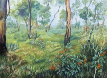 The Bush, Pat McKie. Acquired 1992, Pastels