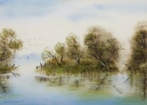 Lake Joondalup 1, Jean Simpson. Acquired 1994, Pastels