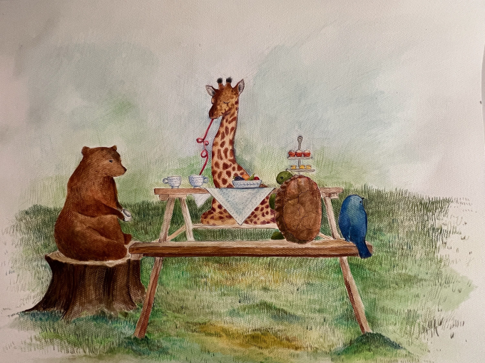 Elias Haass, 'Tea Party with old friends'
