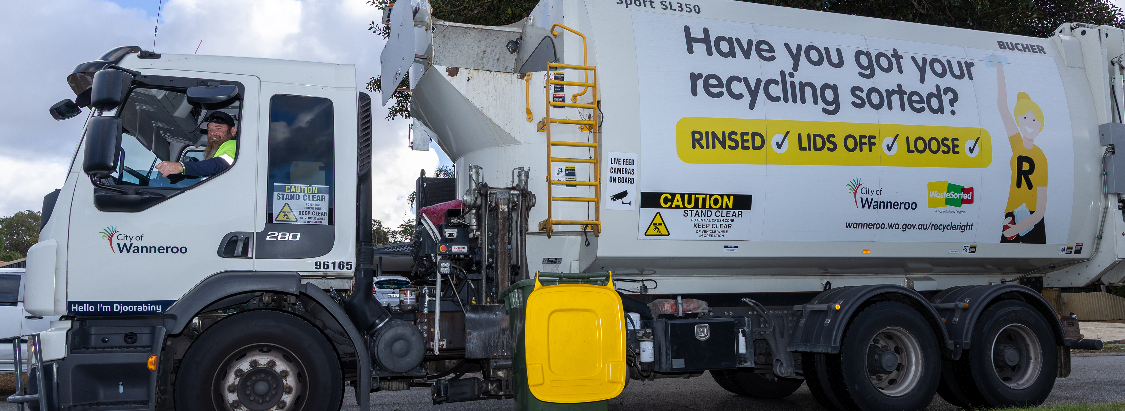 City of Wanneroo waste truck