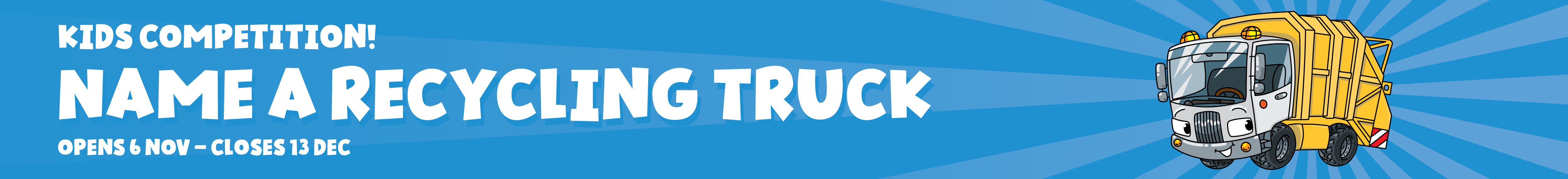 Children's Name a Truck  Competition banner