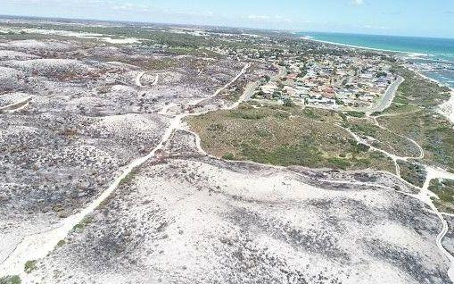 Aerial view of Yanchep after bushfire