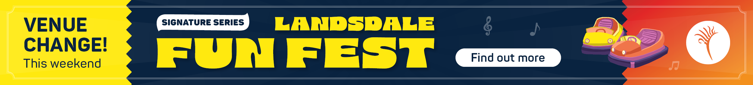 Landsdale Fun Fest change of venue