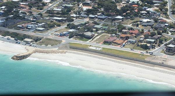 Quinns erosion aerial photgraphs