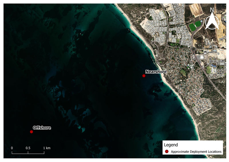 Map of approximate awac locations yanchep