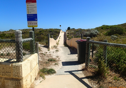 Beach access fred stubbs park.