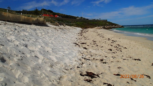 Beach renourishment at Yanchep lagoon