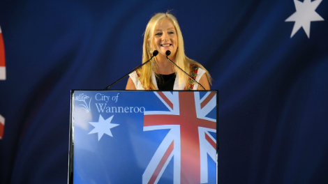 Mayor Tracey Roberts Australia Day 2020