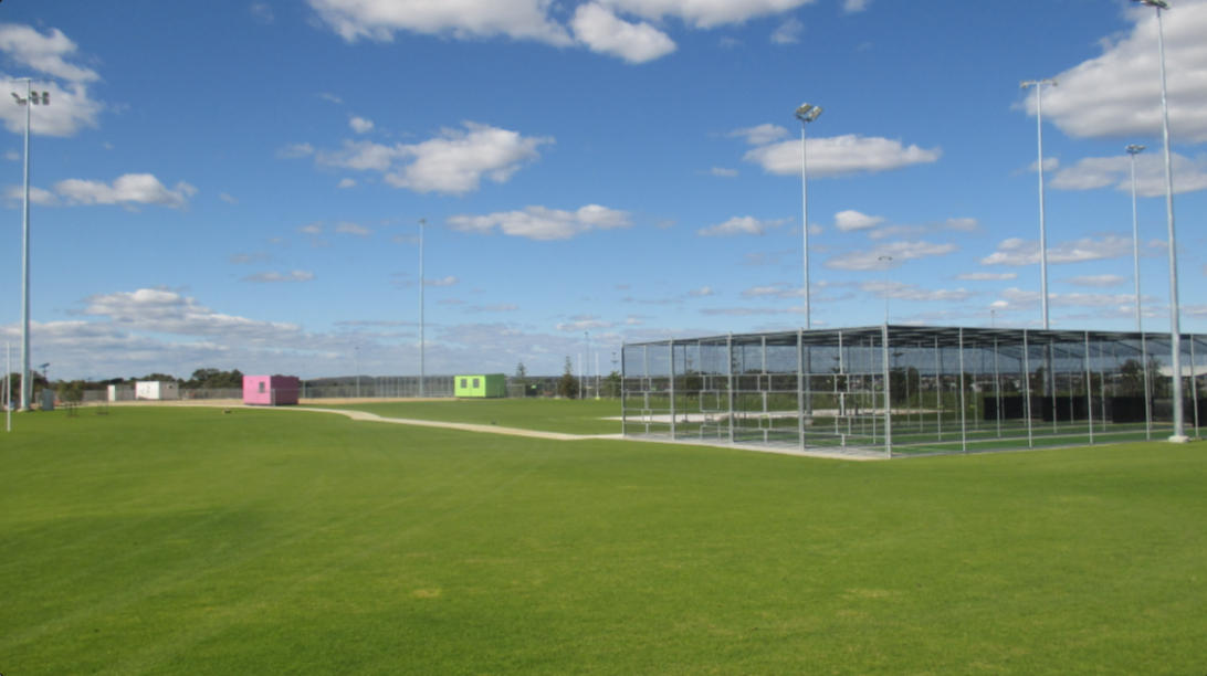 Cricket Nets adjacent pad site for Main Sports Pavilion