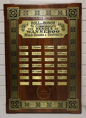 Roll of Honour Board