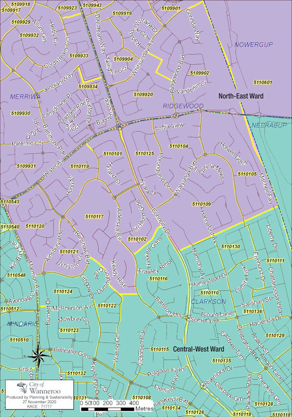 Enlargement of Clarkson area