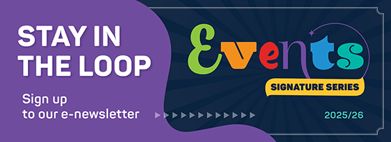Call to action to sign up for events news