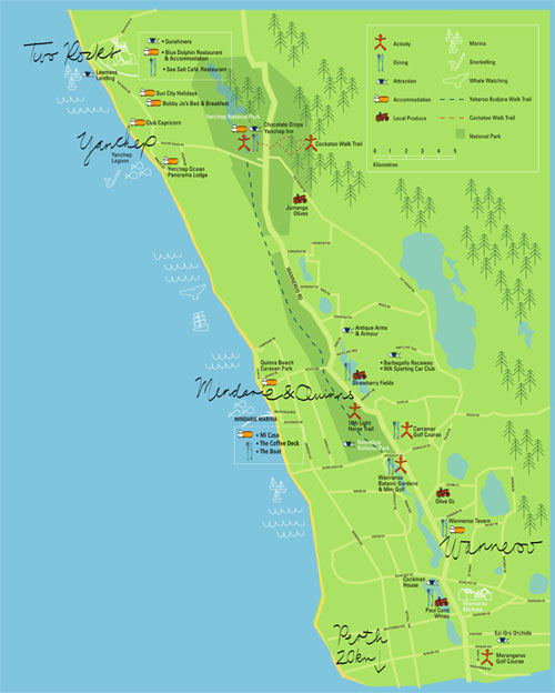 Explore Wanneroo map