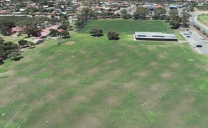 Aerial view of Gumblossom Reserve, Quinns Rocks