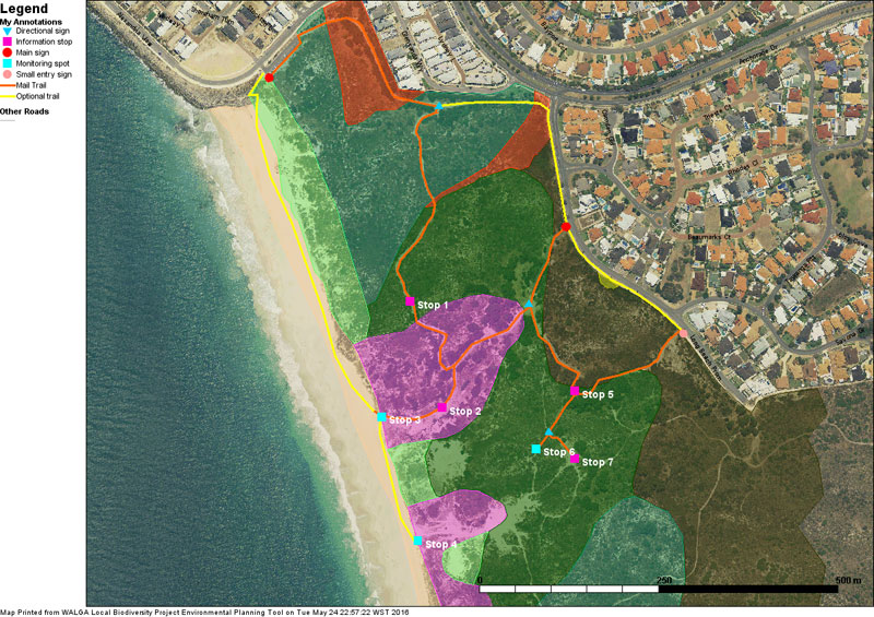 South Mindarie Trail Map