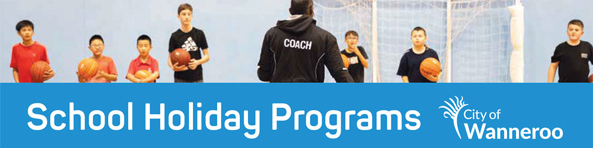 Kingsway holiday banner - children playing sports