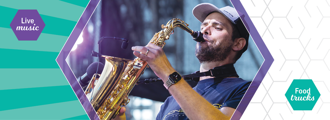 Musician on stage