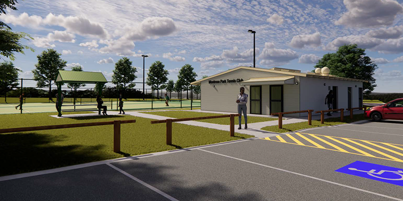 Concept drawing of the new building