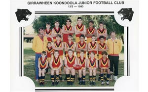 Girrawheen/Koondoola JFC ‘Pumas’ Team Photo