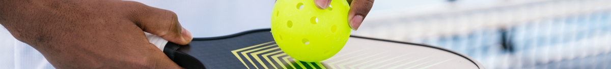 Pickleball bat and ball