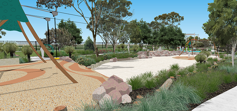 Riverlinks playground concept image
