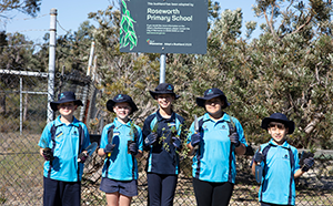 Roseworth Primary School students.