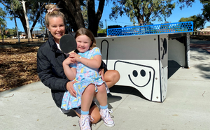 City of Wanneroo resident Kate with her kids Harlow and Frankie