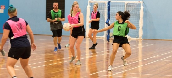 People playing sport