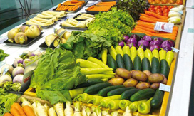 Fruit and vegetable display