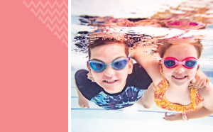 Children swimming