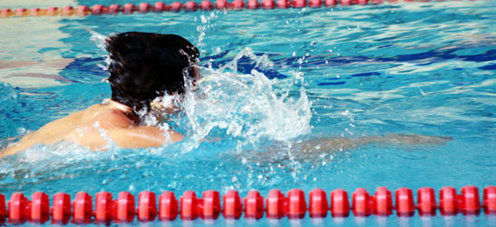 Man swimming